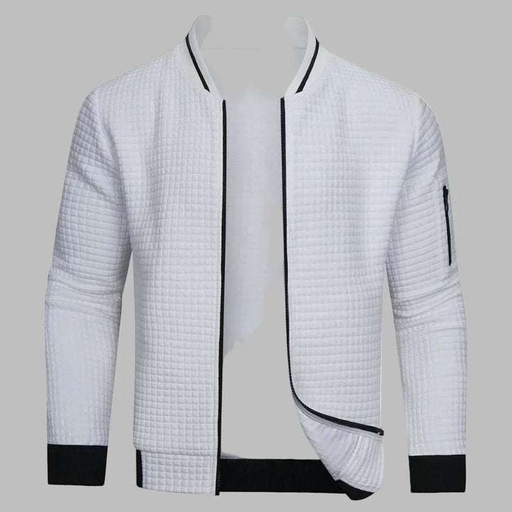 Sudadera con cremallera cómoda y cálida para hombres