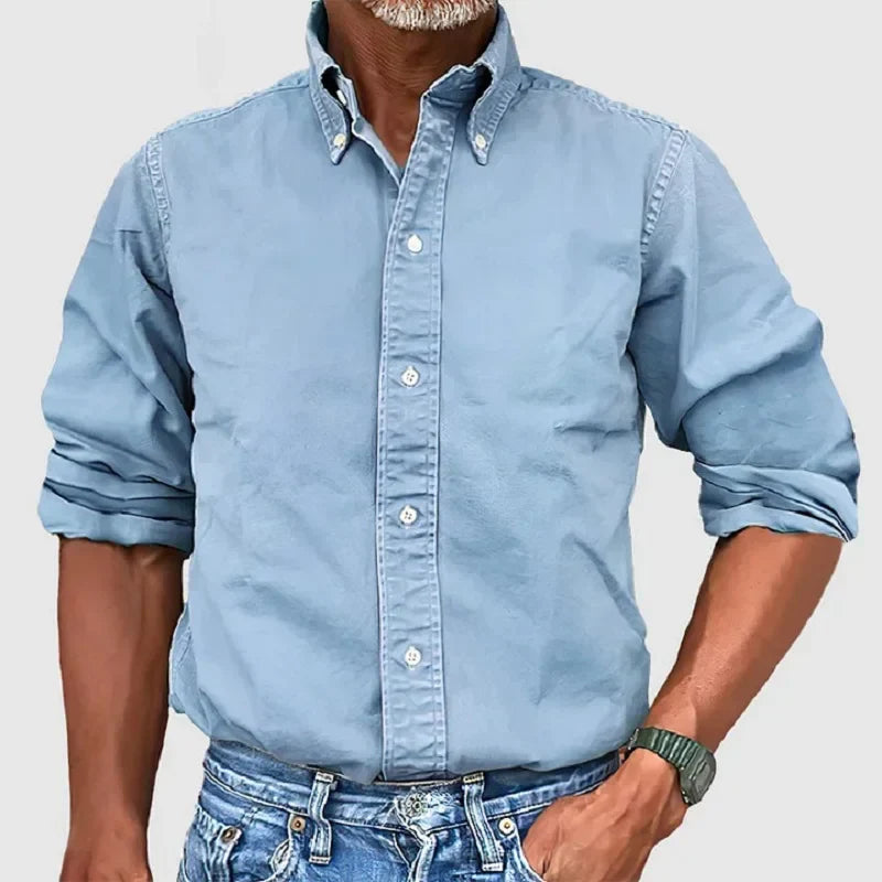 Cómoda camisa clásica para hombre