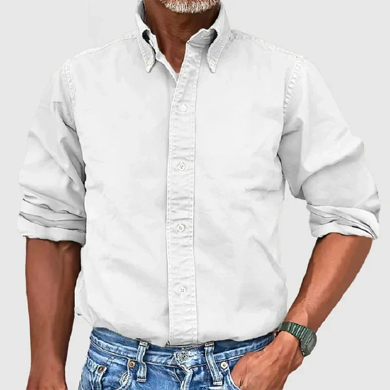 Cómoda camisa clásica para hombre