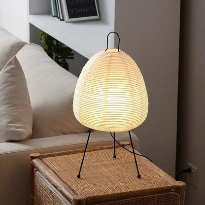 HikariZen | Lámpara de Mesa Japonesa con Diseño Moderno